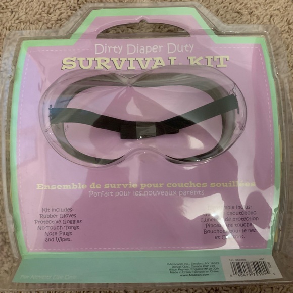 DIRTY DIAPER DUTY SURVIVAL KIT Gag Gift - Picture 2 of 2